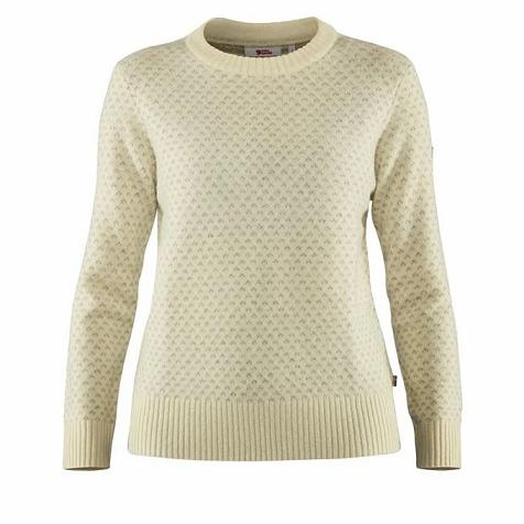 Fjallraven Övik Sweater White Singapore For Women (SG-415814)